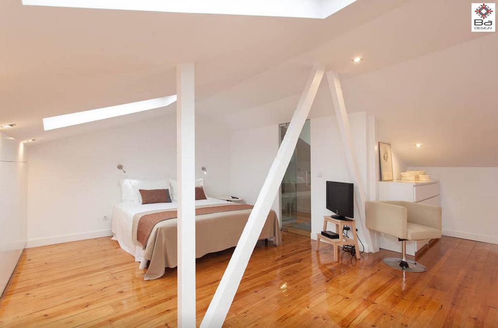 Design Duplex Apartment Ba/ Chiado Lisboa Rom bilde